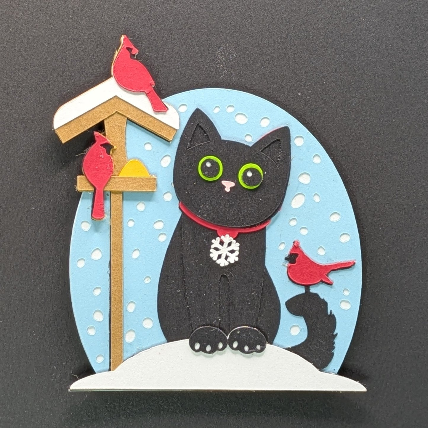 Joyful Cardinal Pets Cardstock Magnet