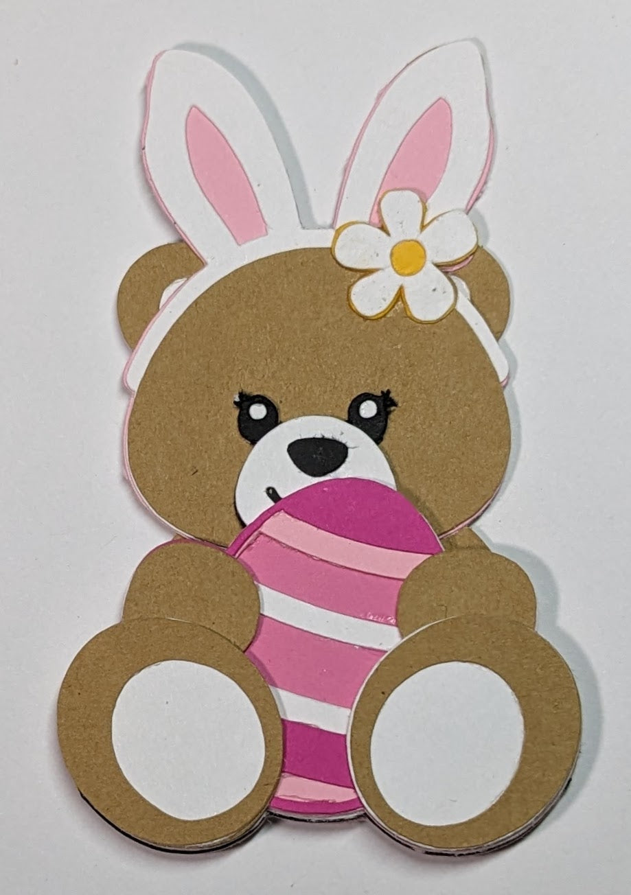 Teddy Bear Easter Magnet