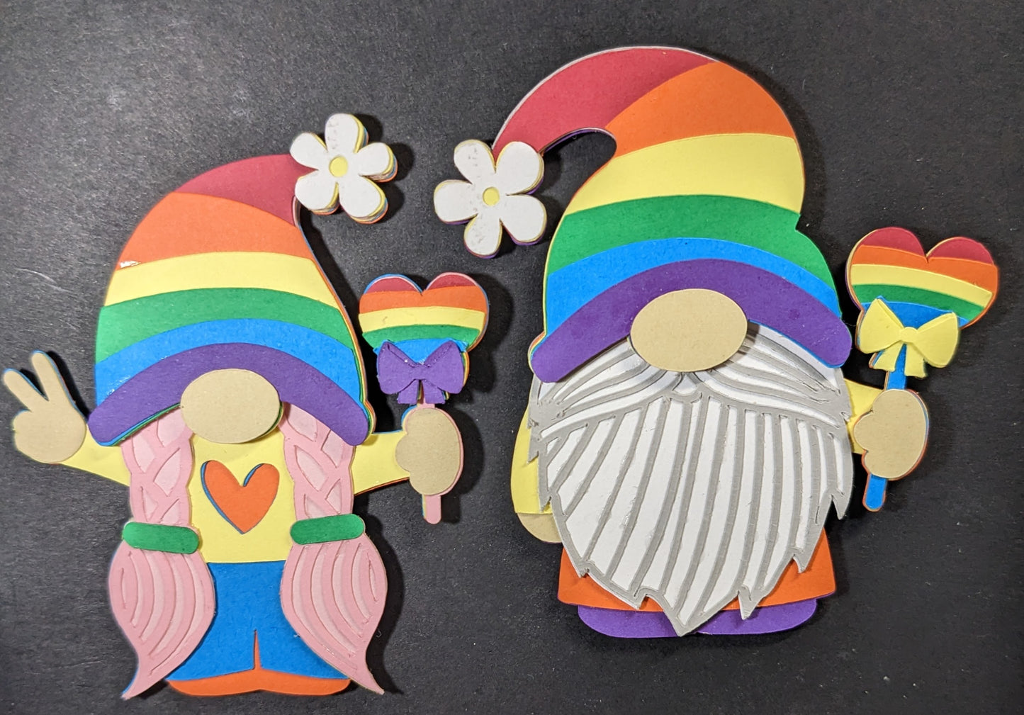 Rainbow Gnome Magnet