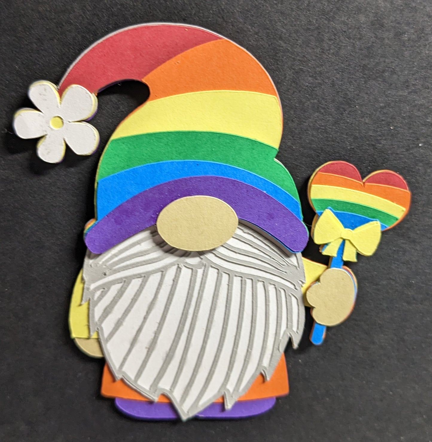 Rainbow Gnome Magnet