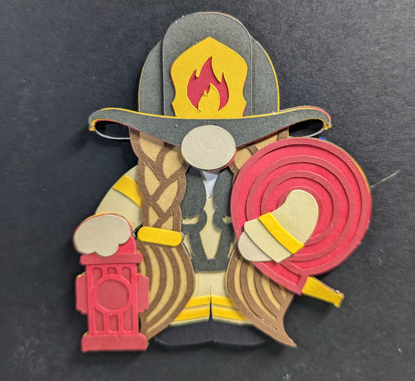 Firefighter Gnome Magnet