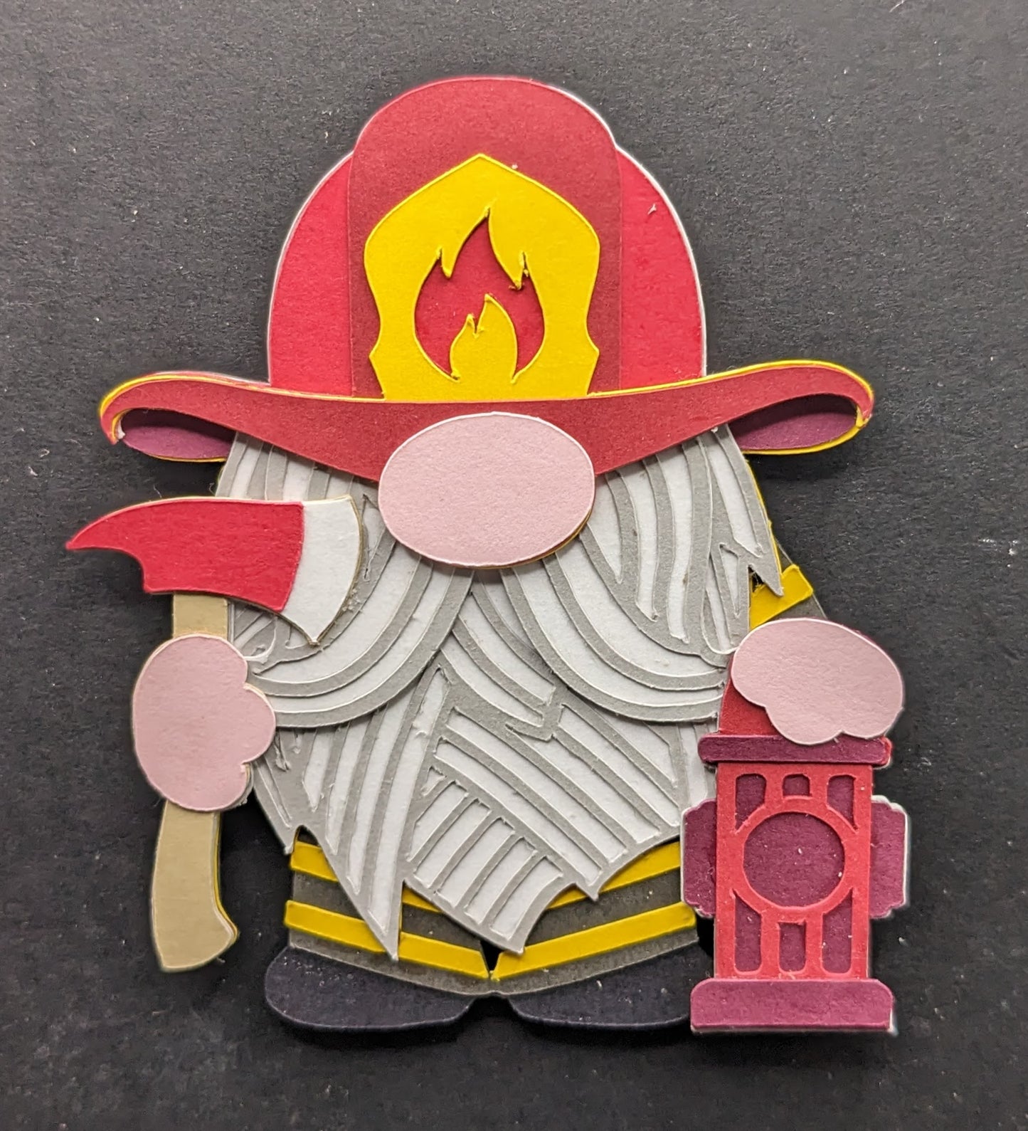 Firefighter Gnome Magnet