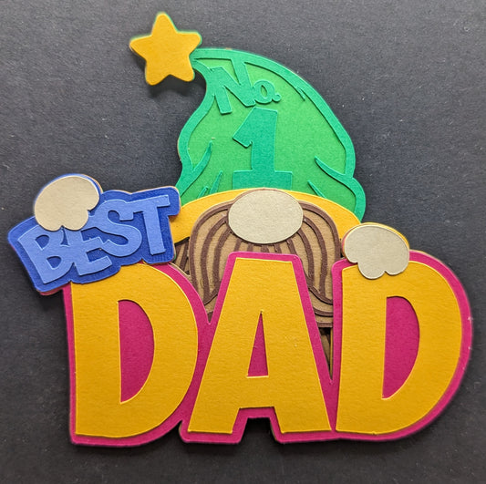 Best Dad Gnome Magnet