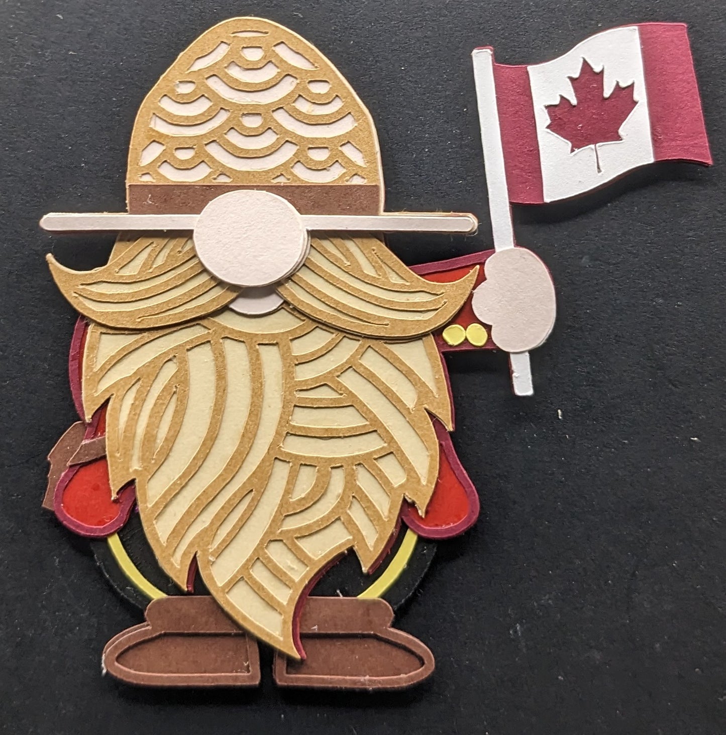 Canada Day Gnome Magnet