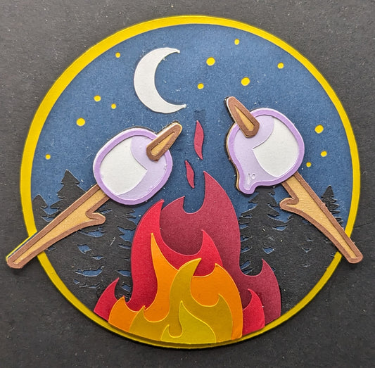 Roasting Marshmallows Magnet