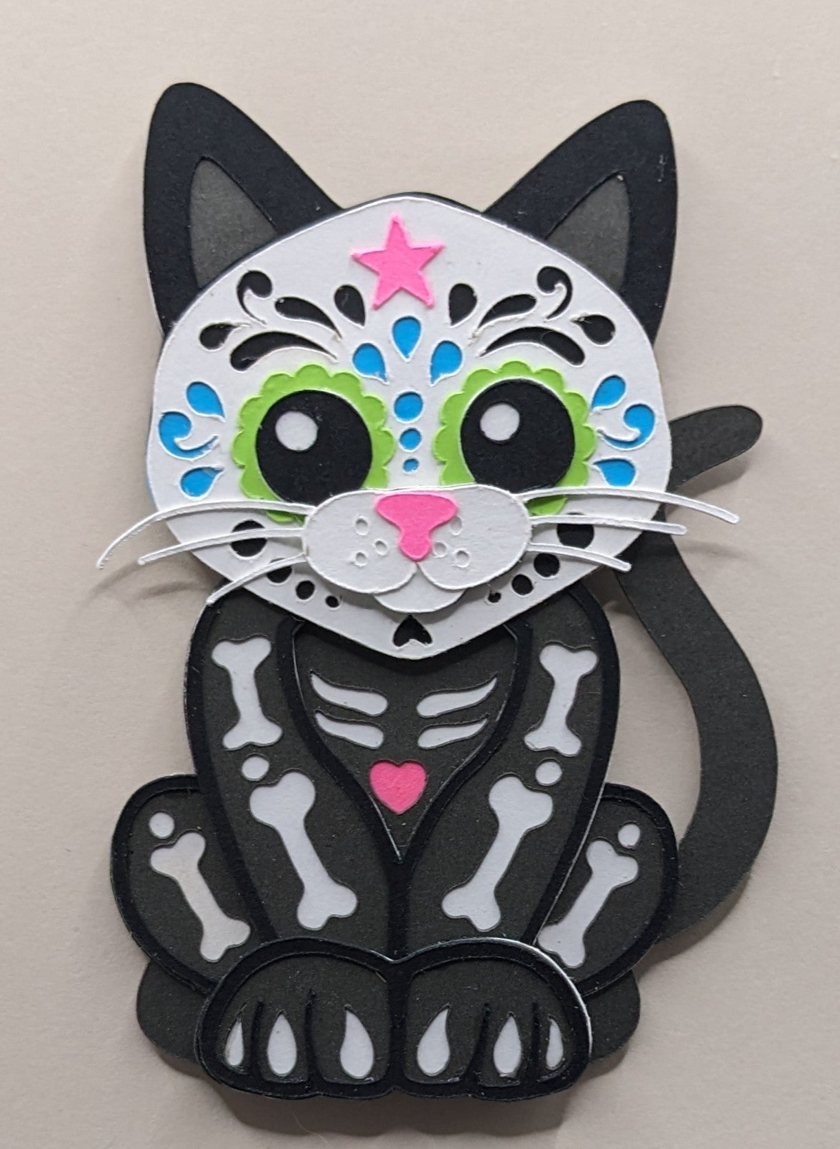 Sugar Skull, Dog & Cat Magnet