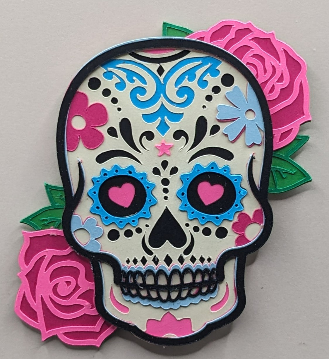 Sugar Skull, Dog & Cat Magnet