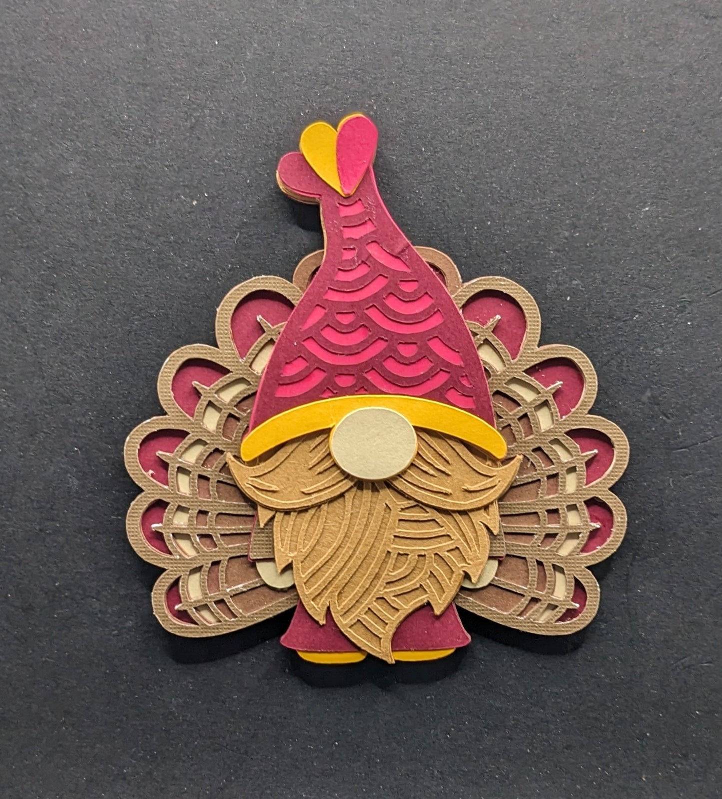 Turkey Gnome Magnet