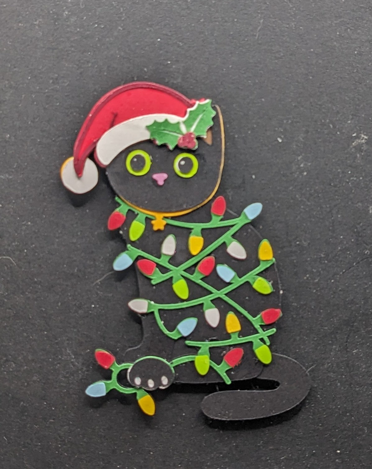 Tangled Up Christmas Dog & Cat Magnet