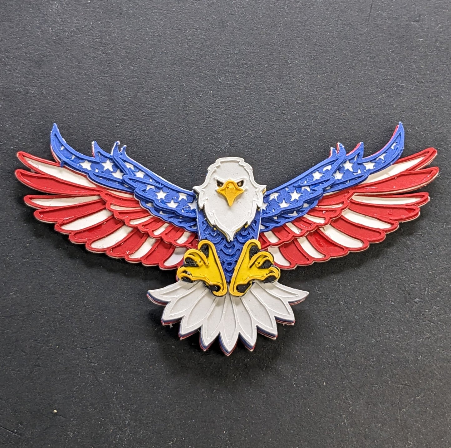 Majestic Eagle Pride 4-Layer Cardstock Magnet