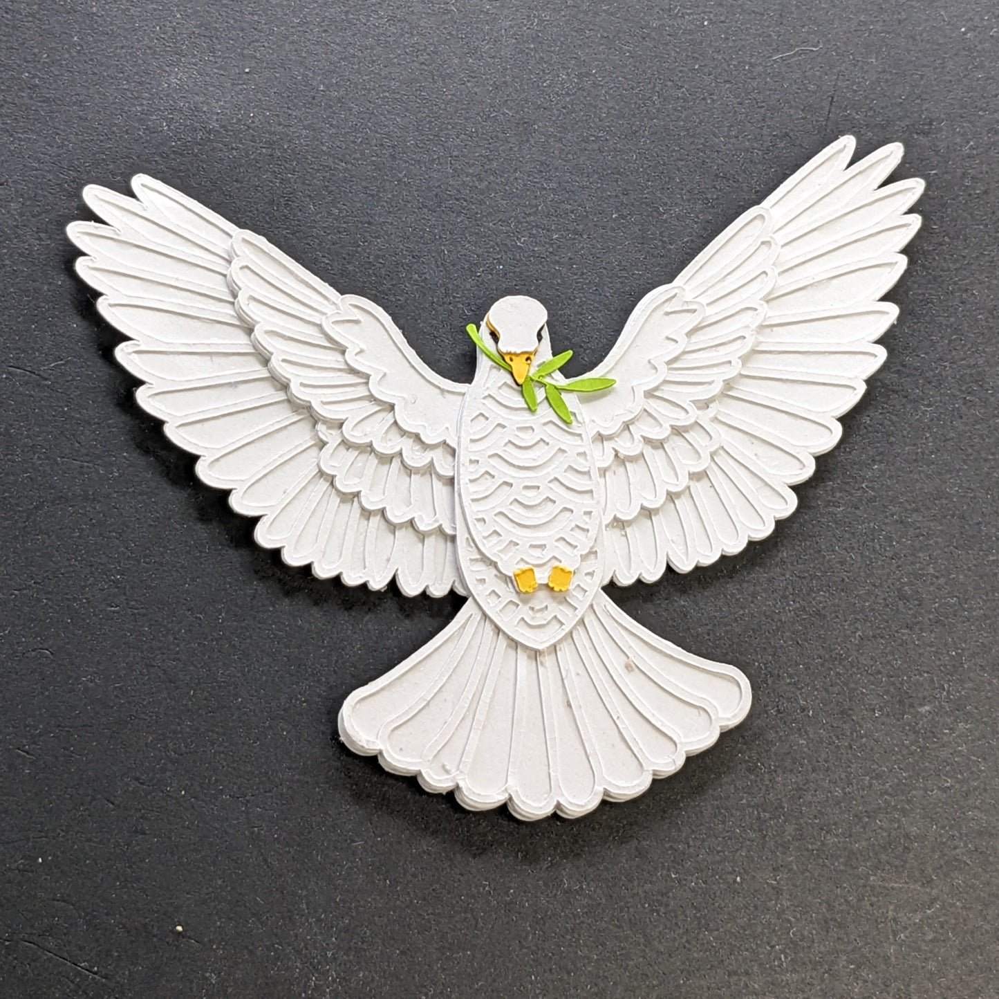 Peaceful Dove 4-Inch Layered Cardstock Magnet