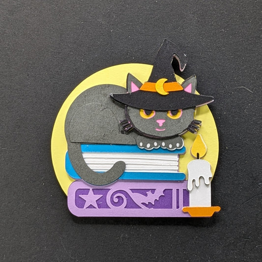 Halloween Cat Magnet