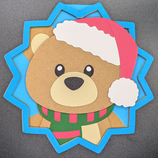 Holiday Cheer Bear Easel Card