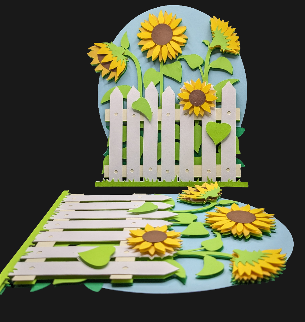 Rustic Charm Sunflower Easel Card