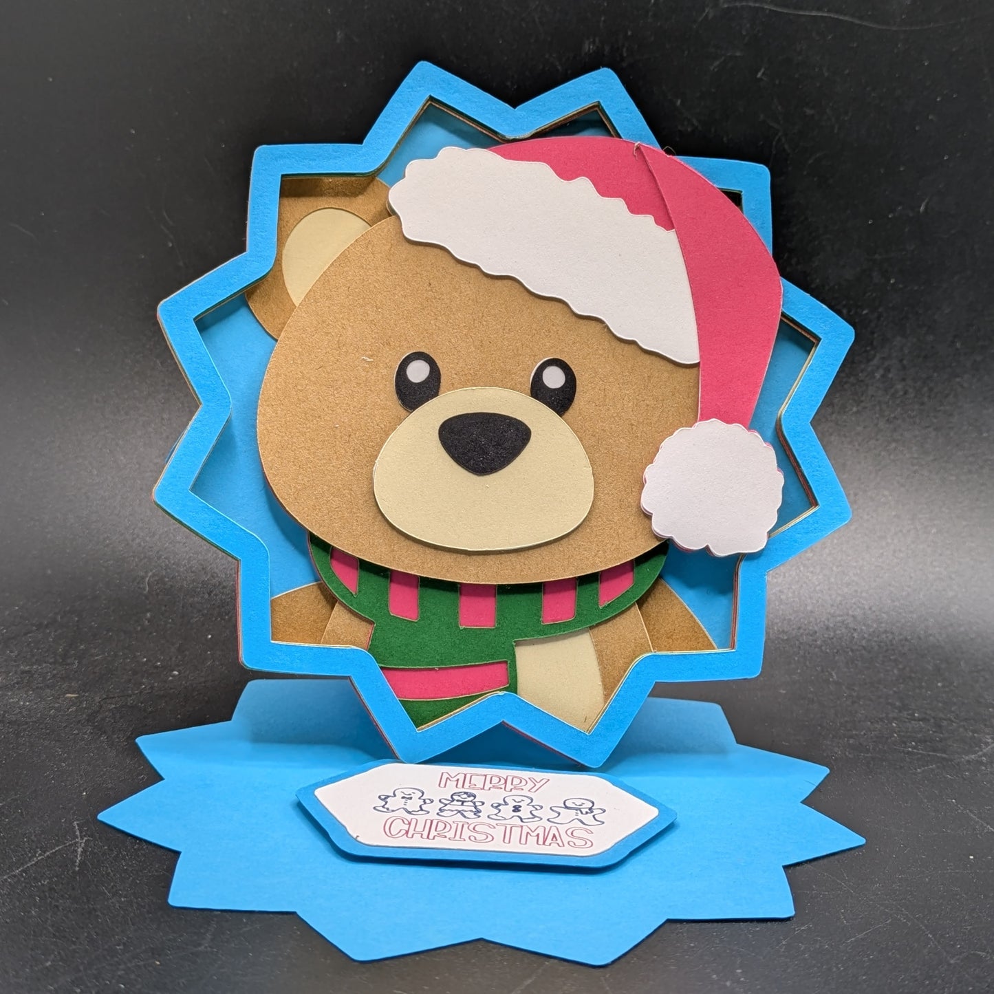 Holiday Cheer Bear Easel Card