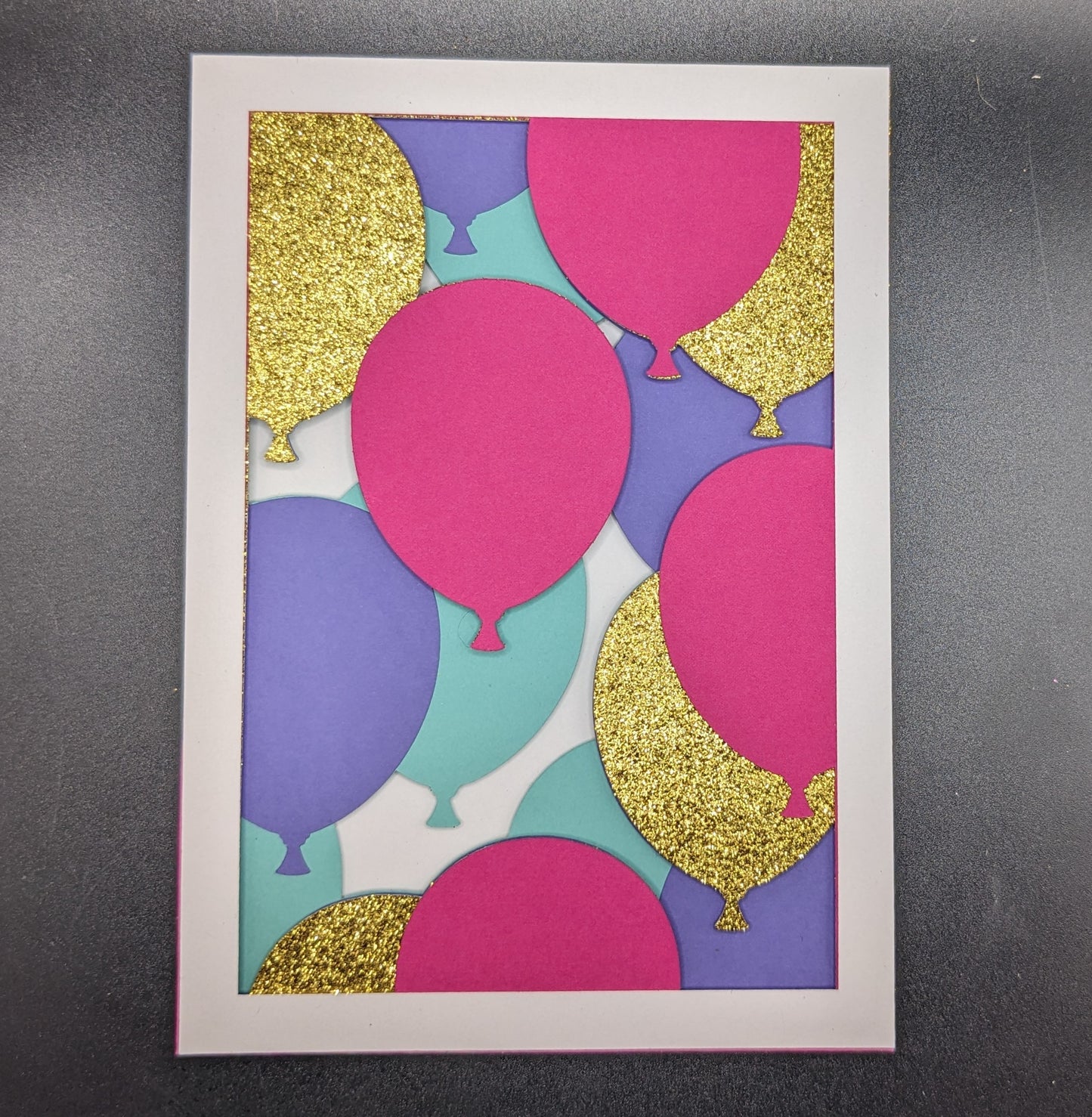 Party in the Air - Balloon Themed Greeting Card