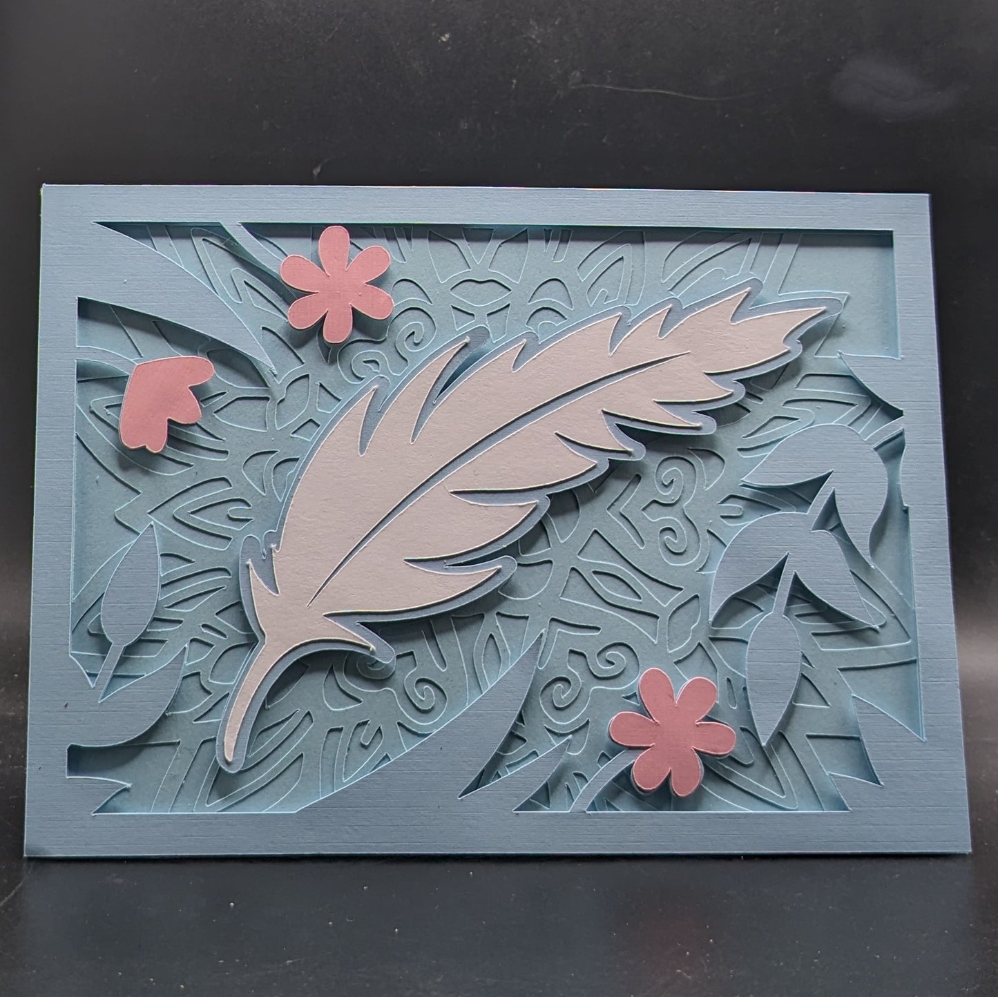 Peaceful Remembrance Layered Cardstock Sympathy Card