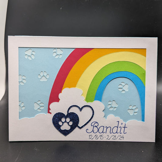 Rainbow Bridge Remembrance Card