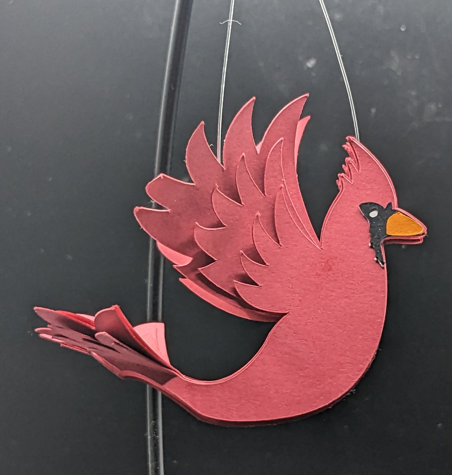 Mini 3D Bird Christmas Ornament