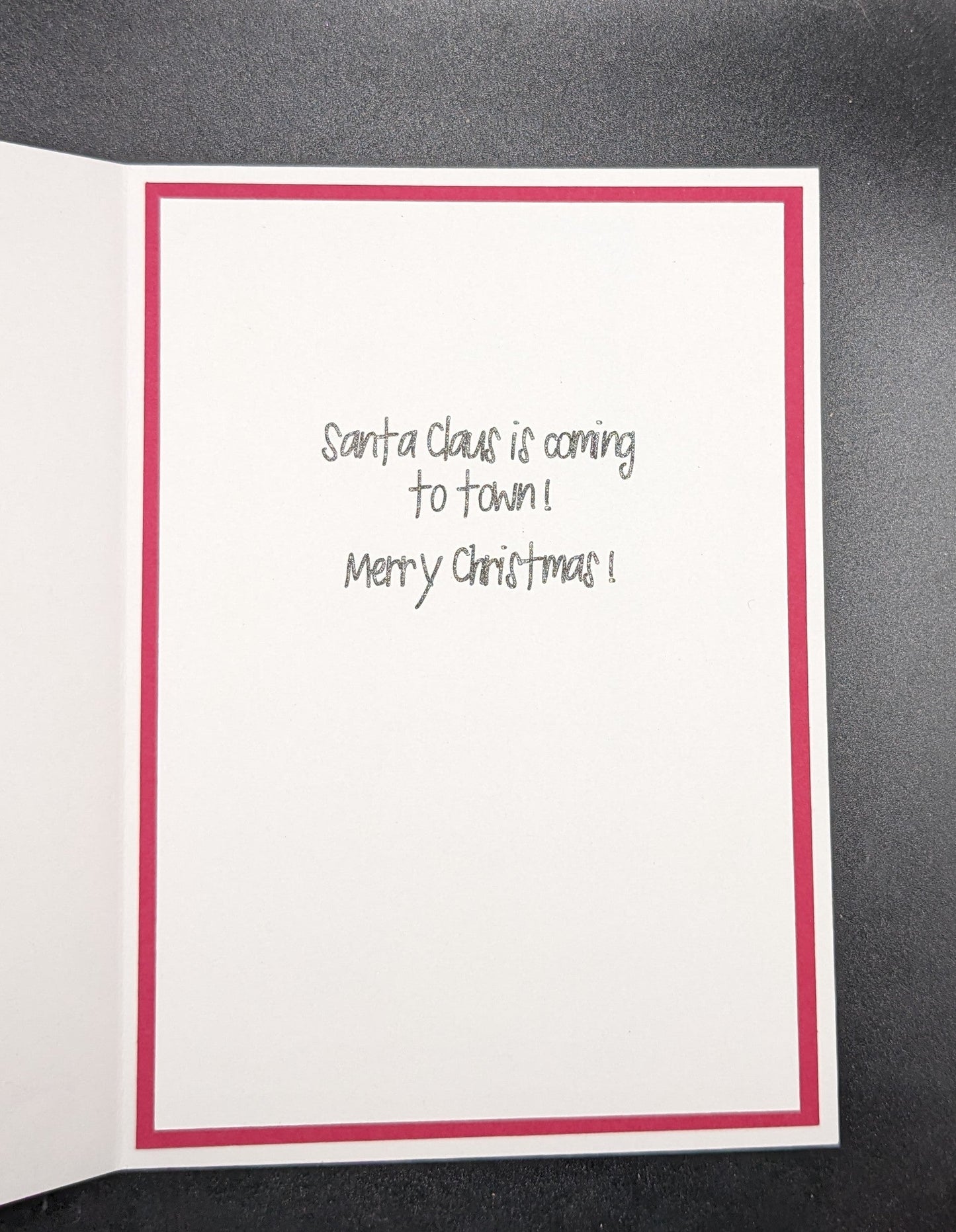 Elf Letter to Santa Cardstock Card