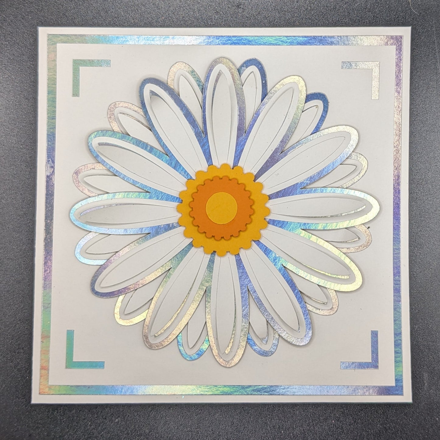 3d flower card