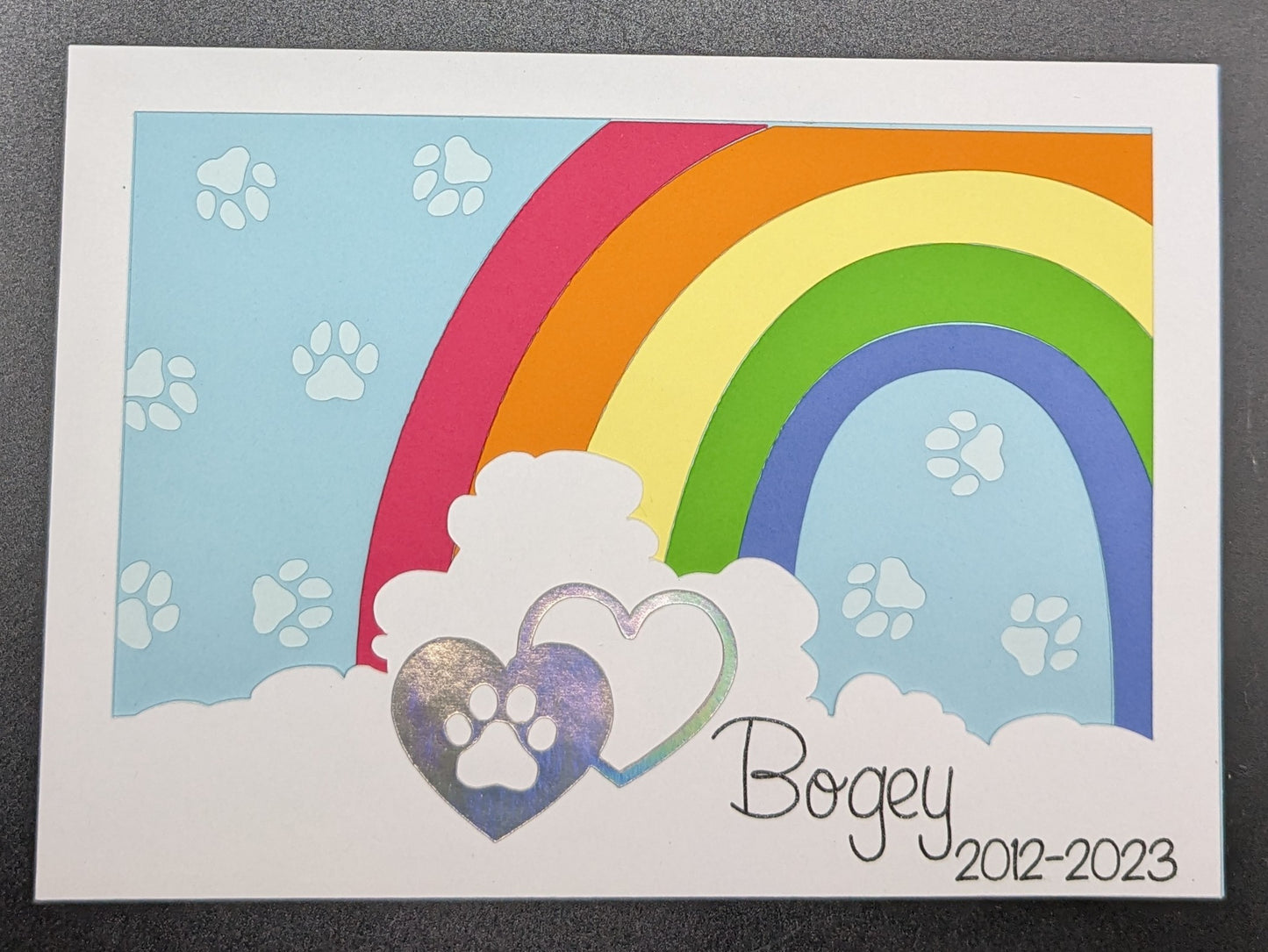 Rainbow Bridge Remembrance Card