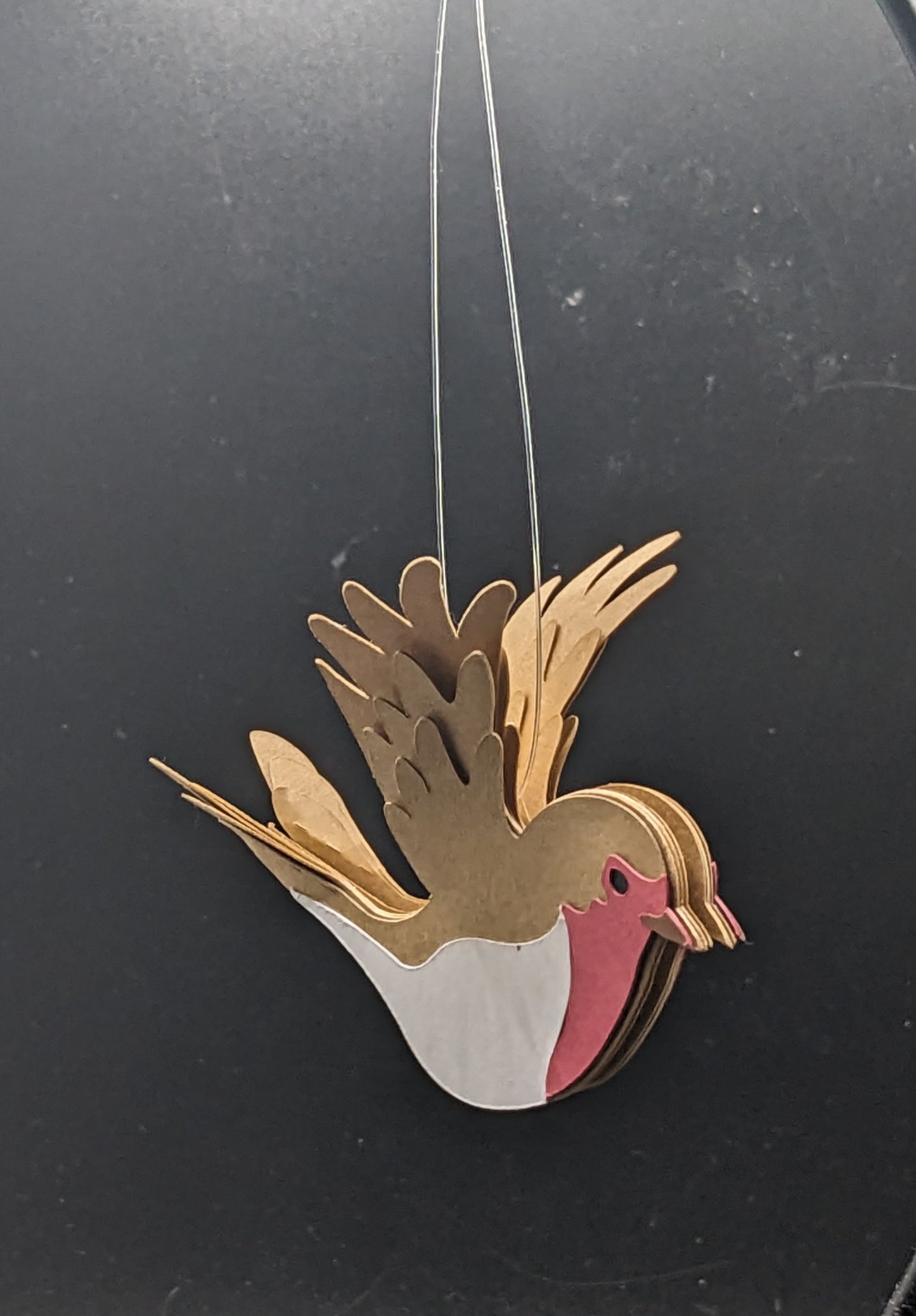 Mini 3D Bird Christmas Ornament