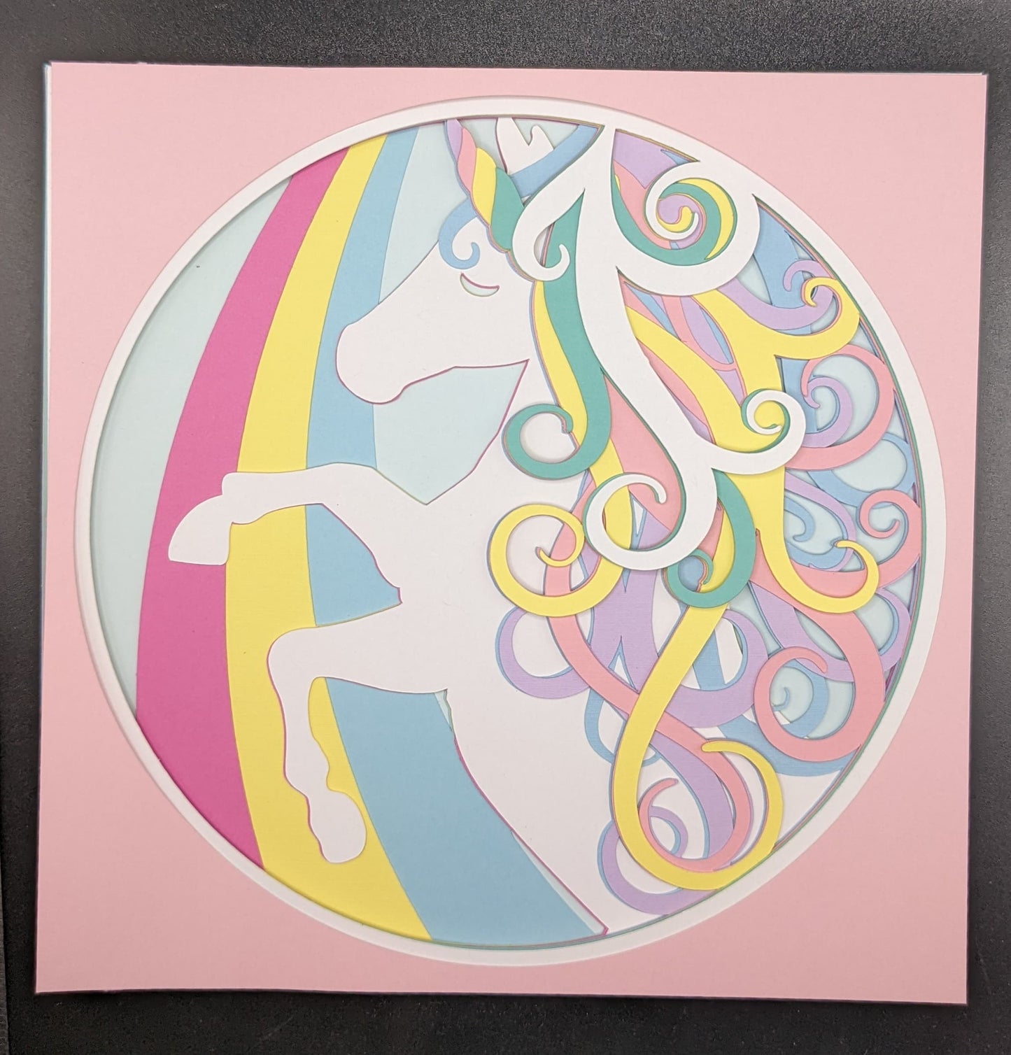 Unicorn Shadow Box