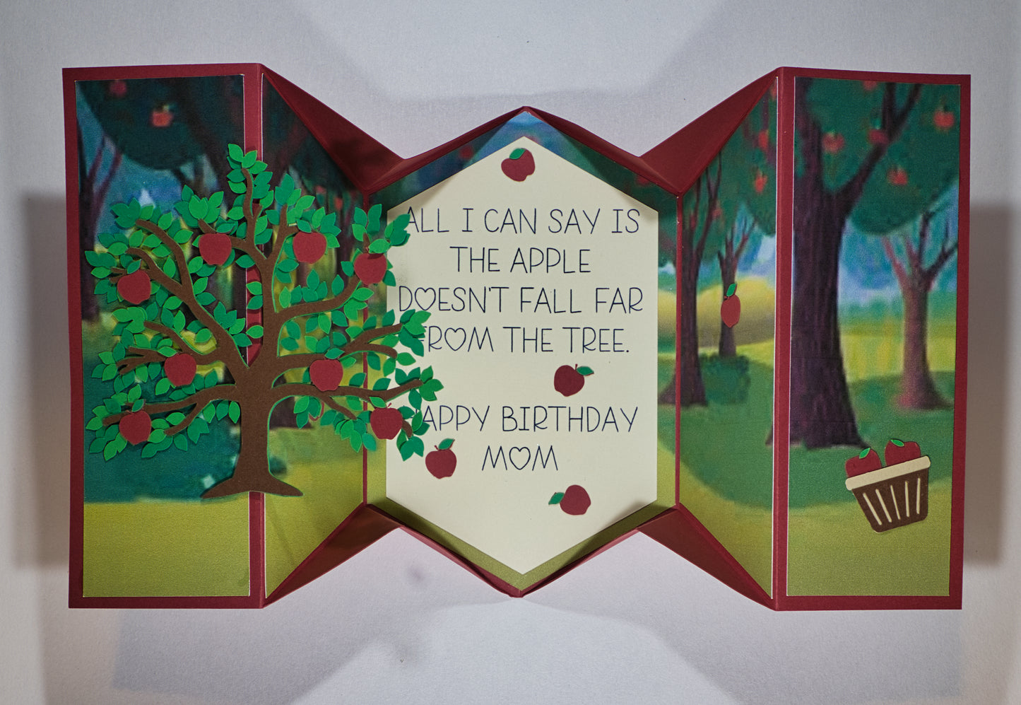 Apple Doesn't Fall Far Birthday Card