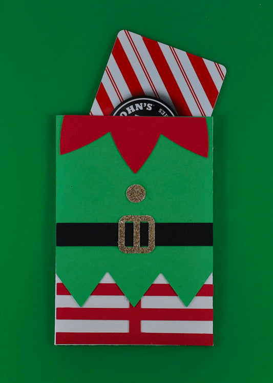 Santa Elf Gift Card Holder