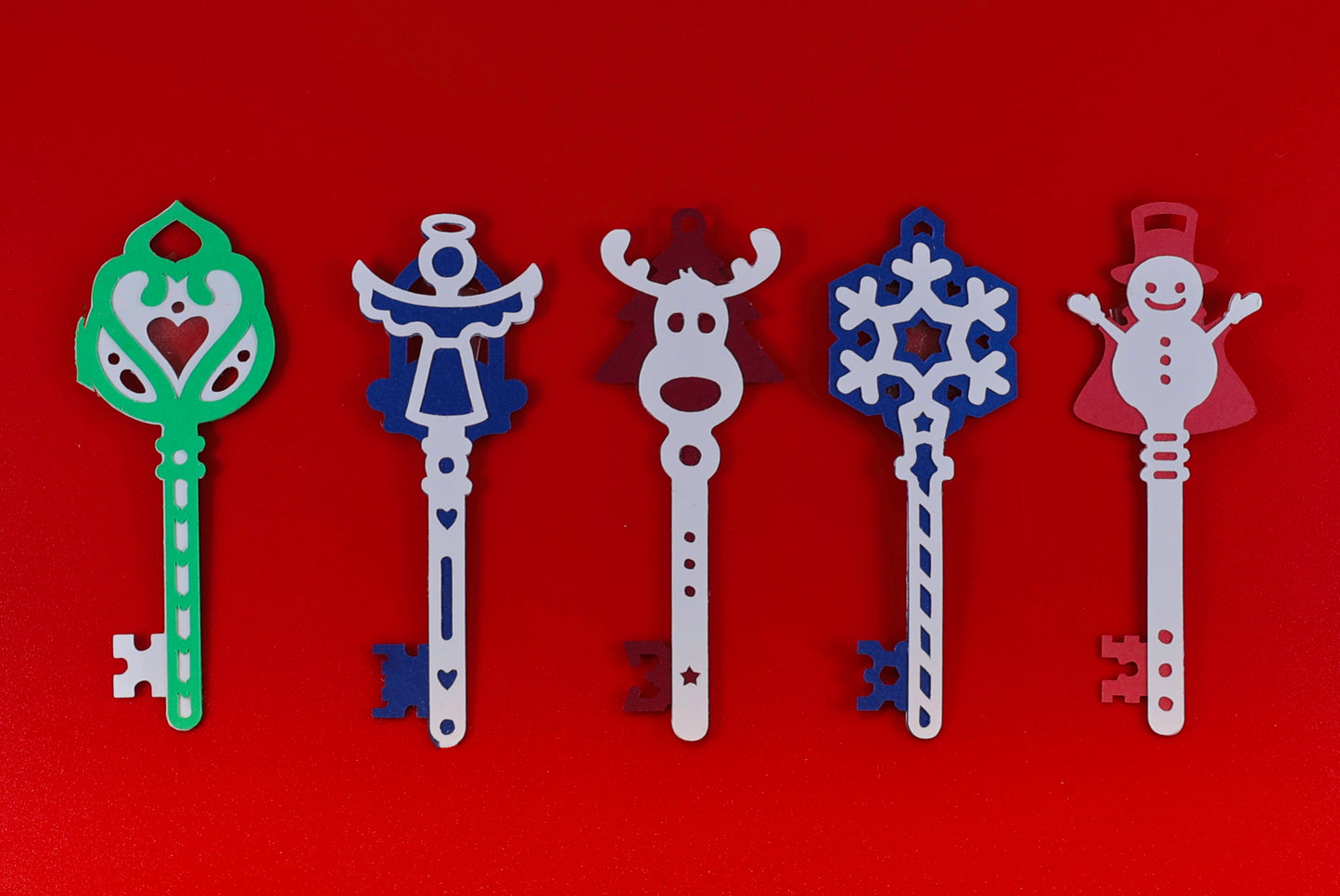 Christmas Key Ornaments