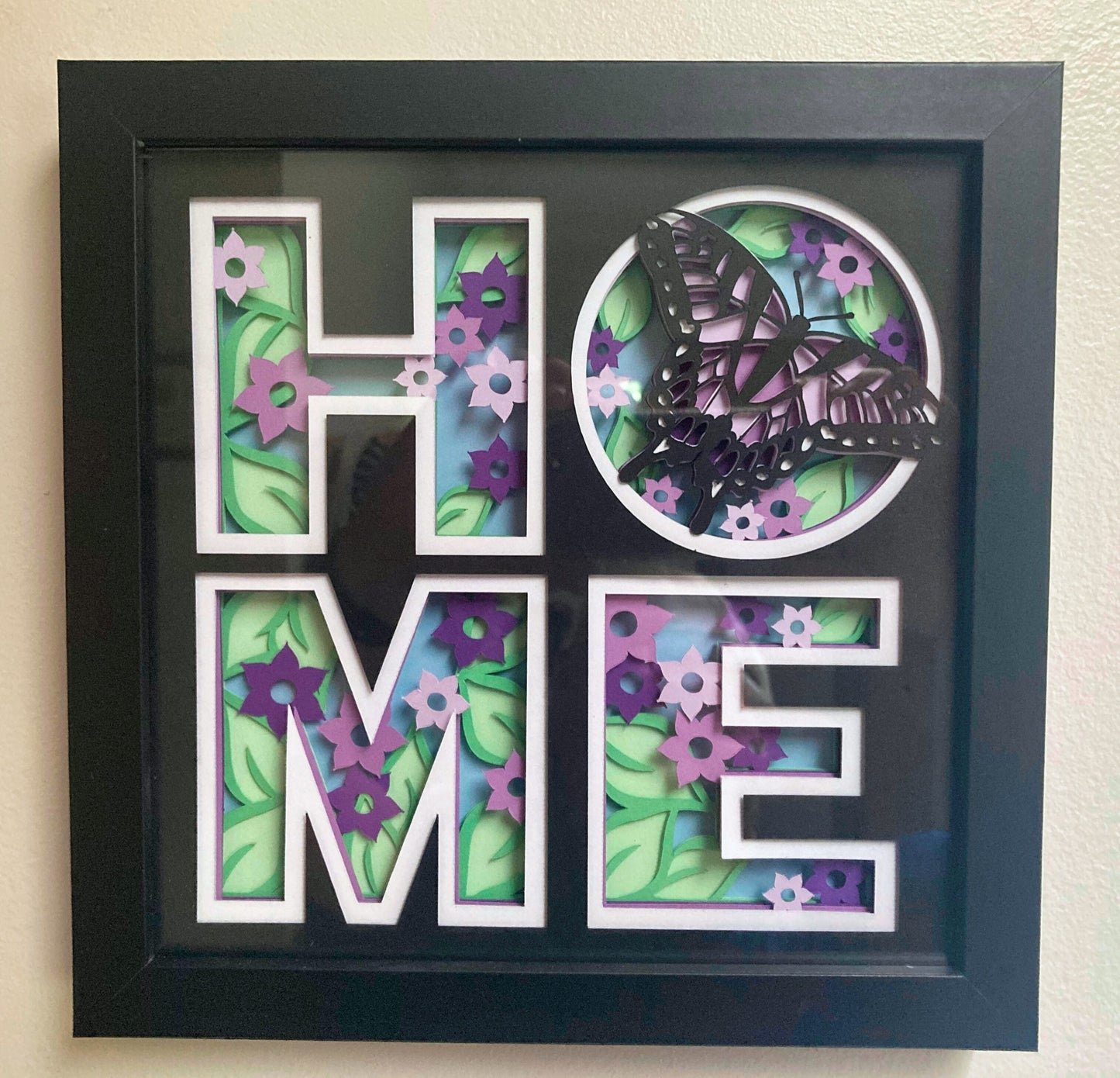 "Home" Shadow Box Seasonal