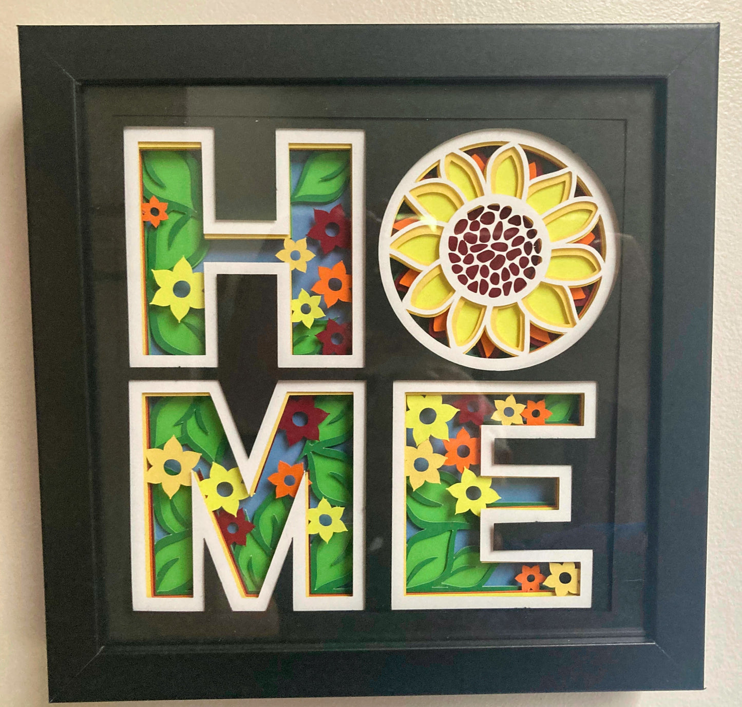 "Home" Shadow Box Seasonal