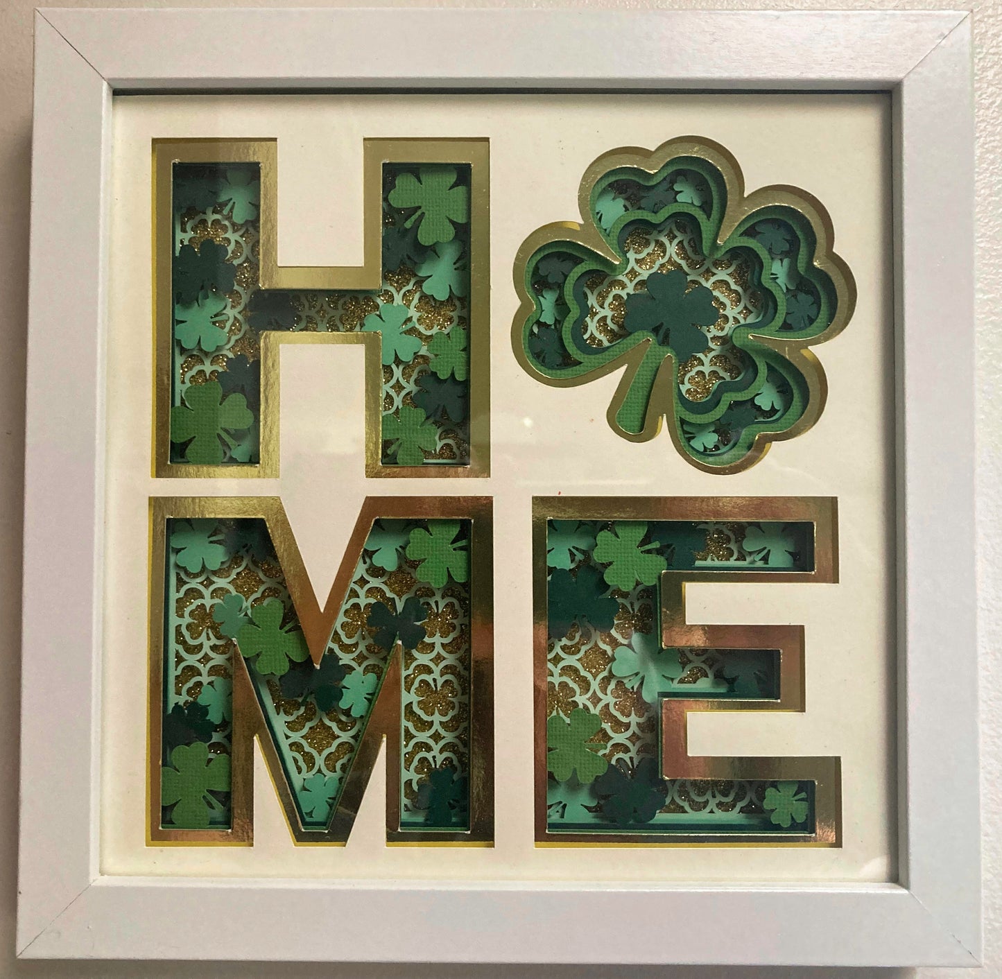 "Home" Shadow Box Holiday