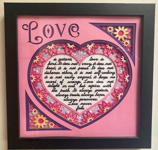 Love is....  Shadow Box