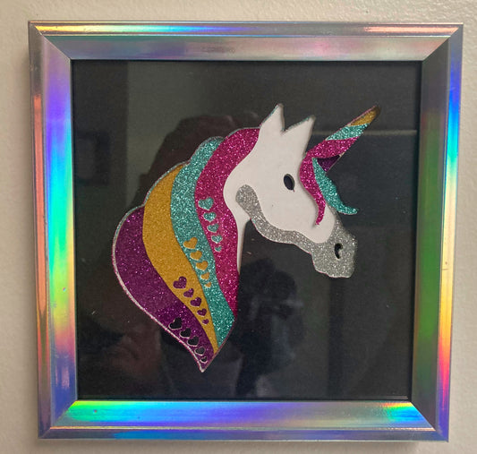 Magical Unicorn Shadow Box