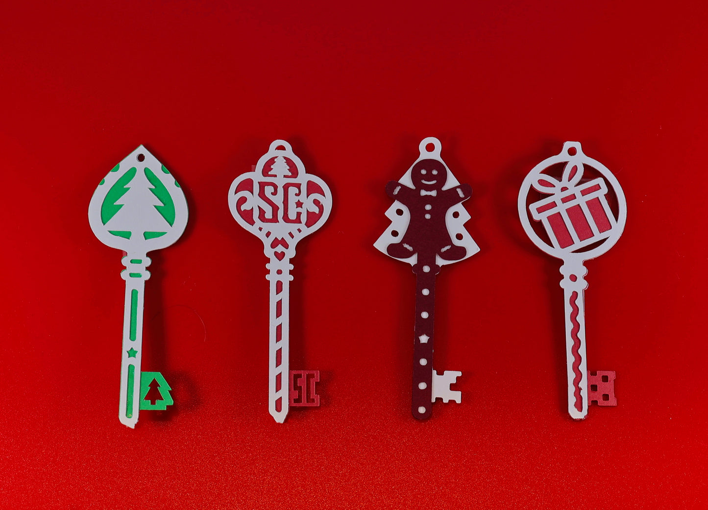 Christmas Key Ornaments