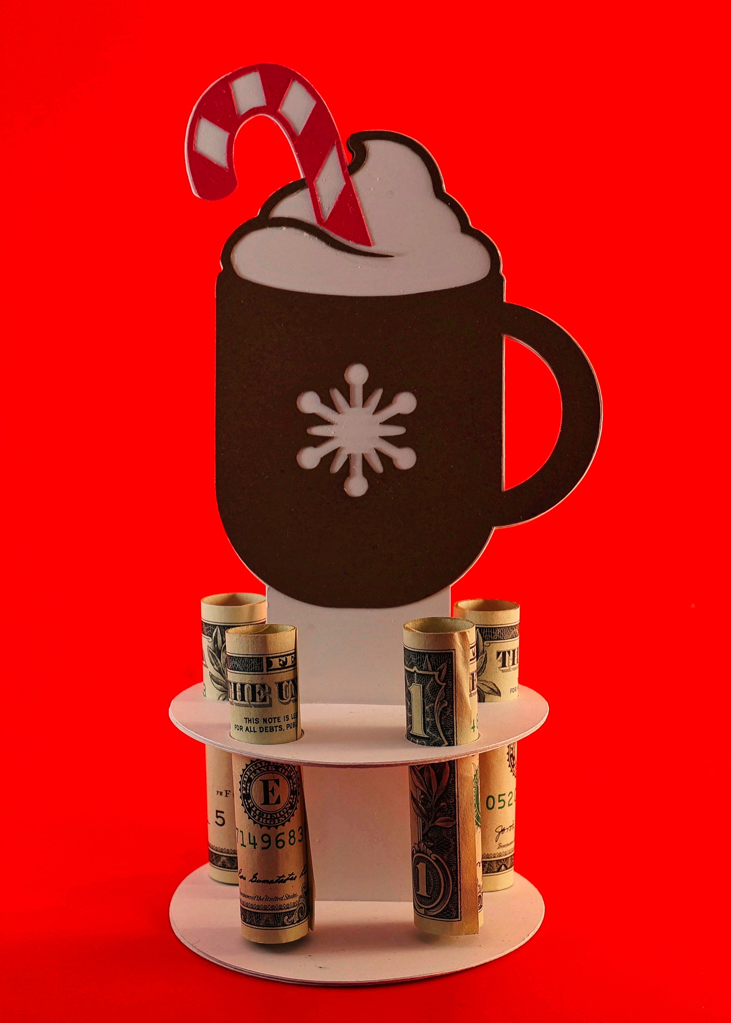 Christmas Cheer Mug Money Cake