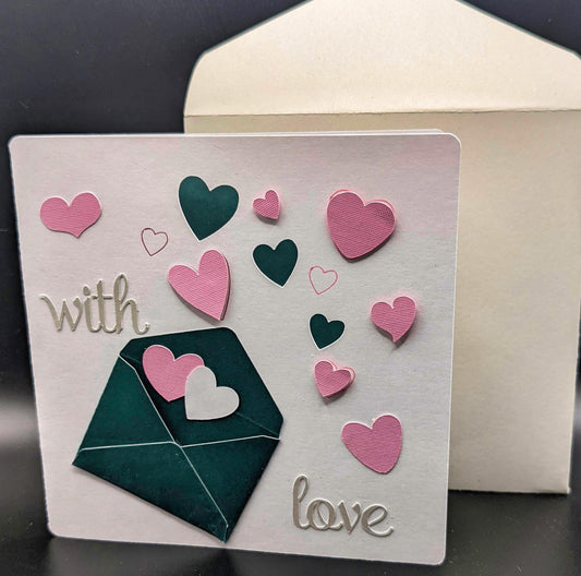 "With Love" Greeting Card