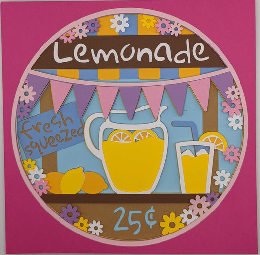 Lemonade Shadow Box