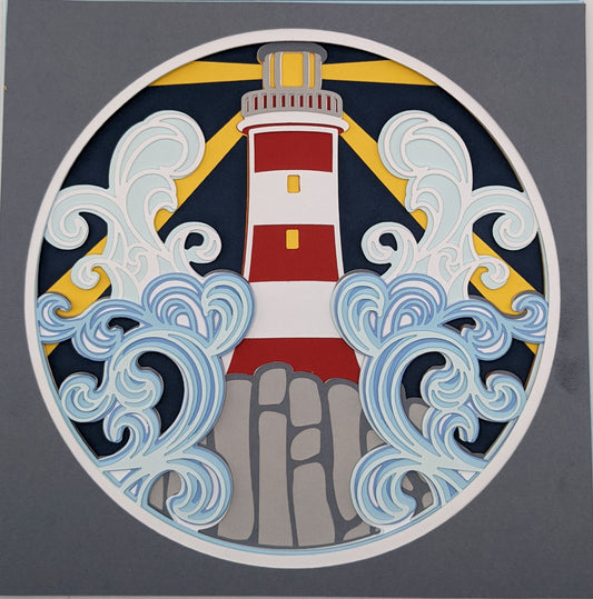 Lighthouse Shadow Box