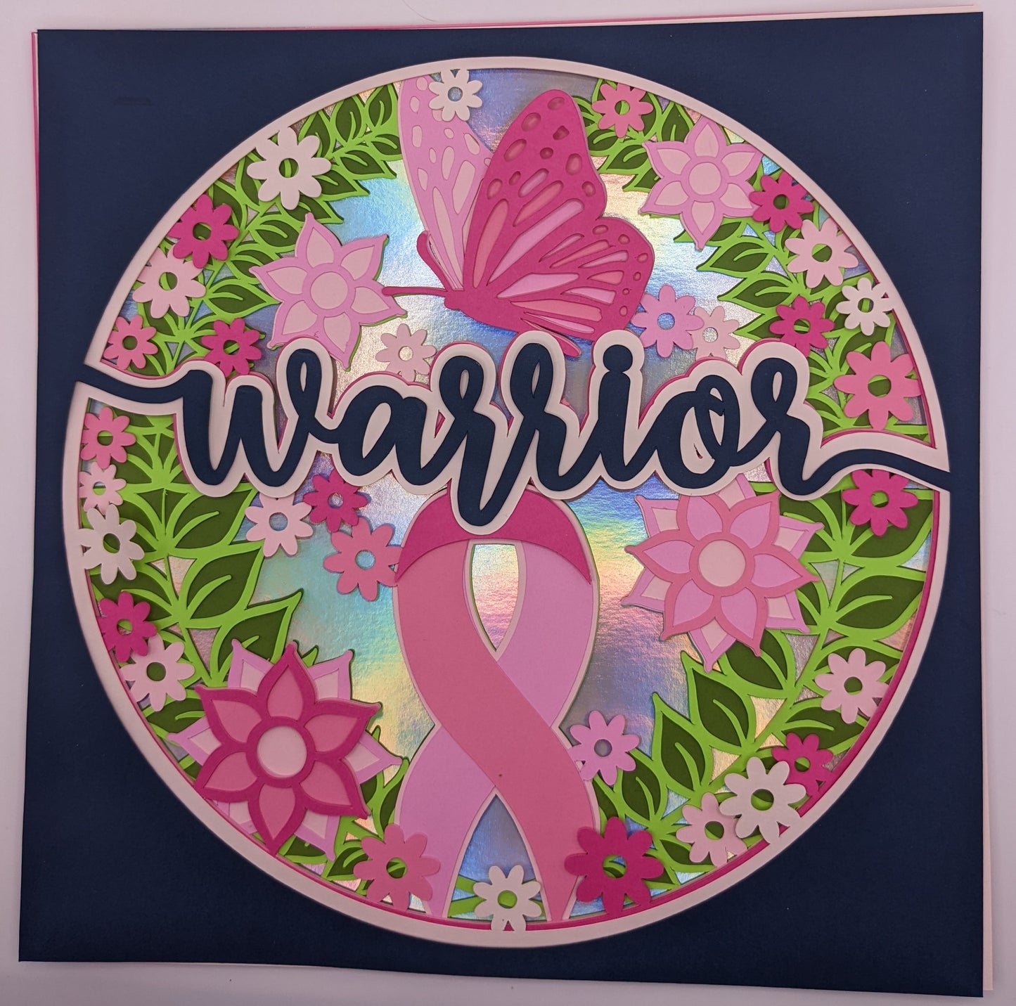 Cancer Warrior Shadow Box