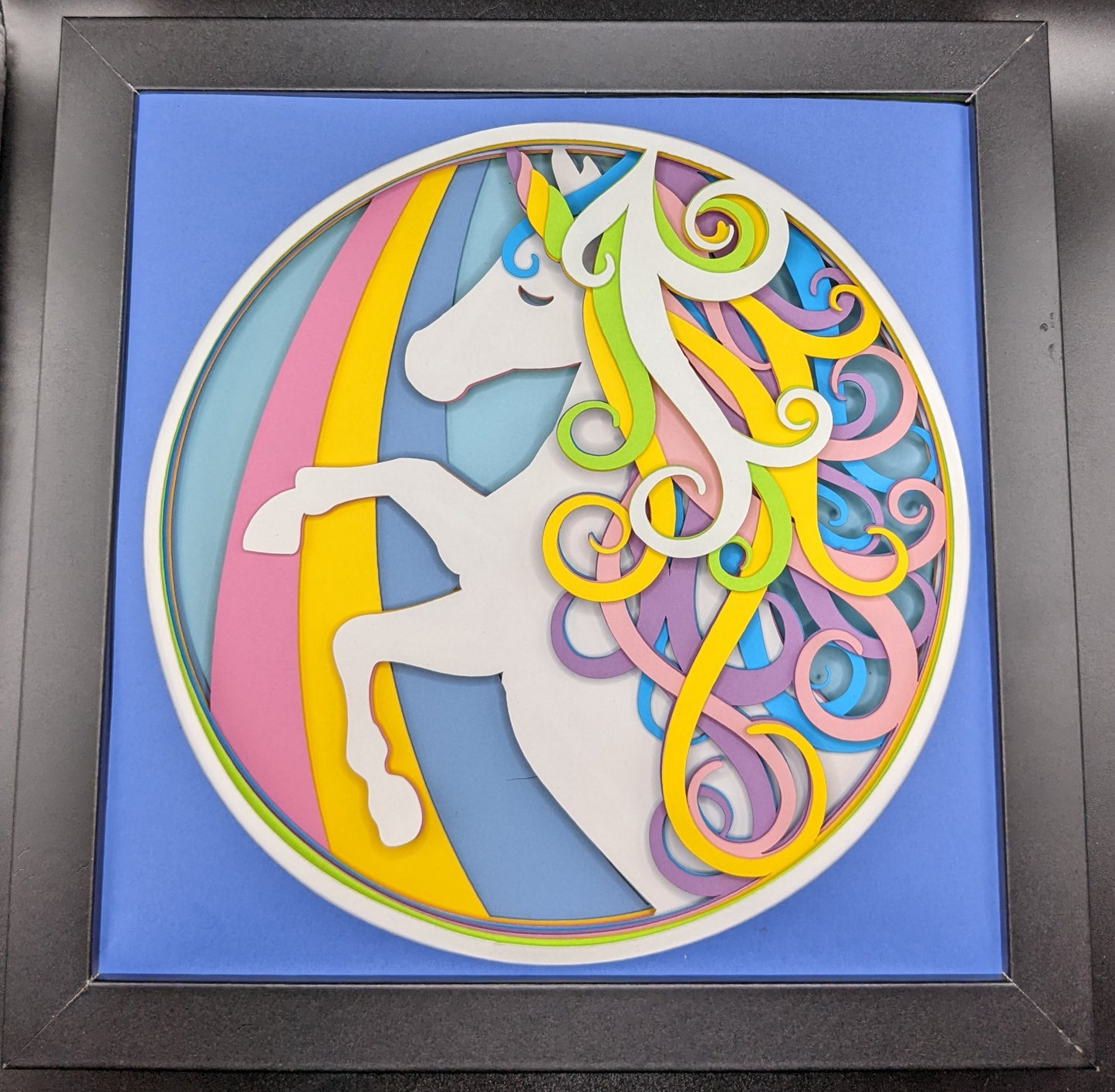 Unicorn Shadow Box