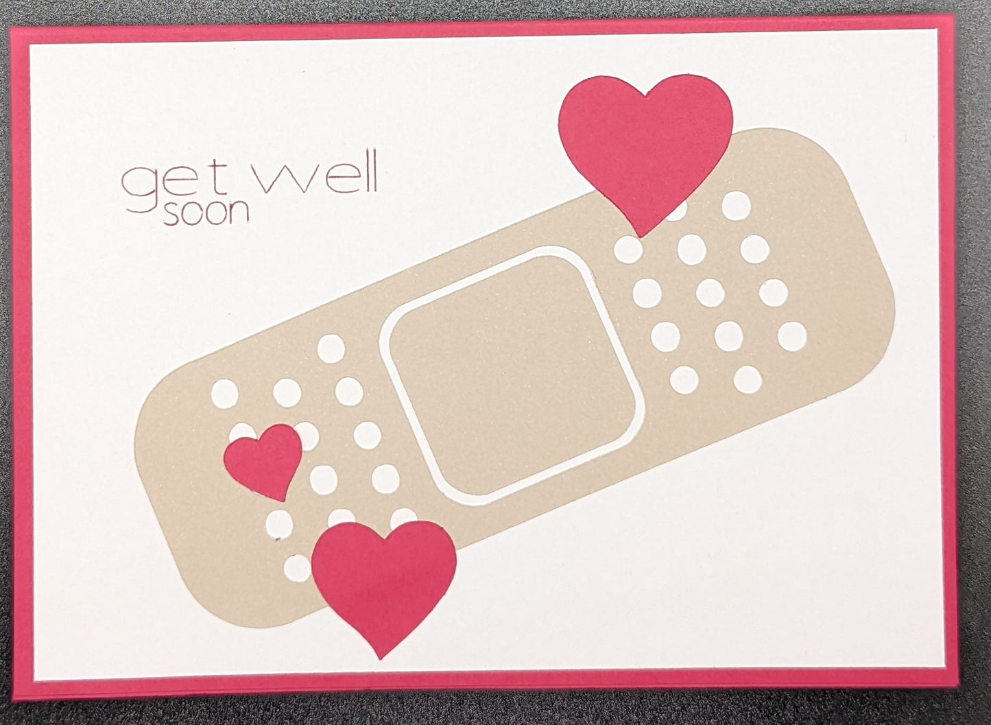 Bandaid Get Well Soon Card