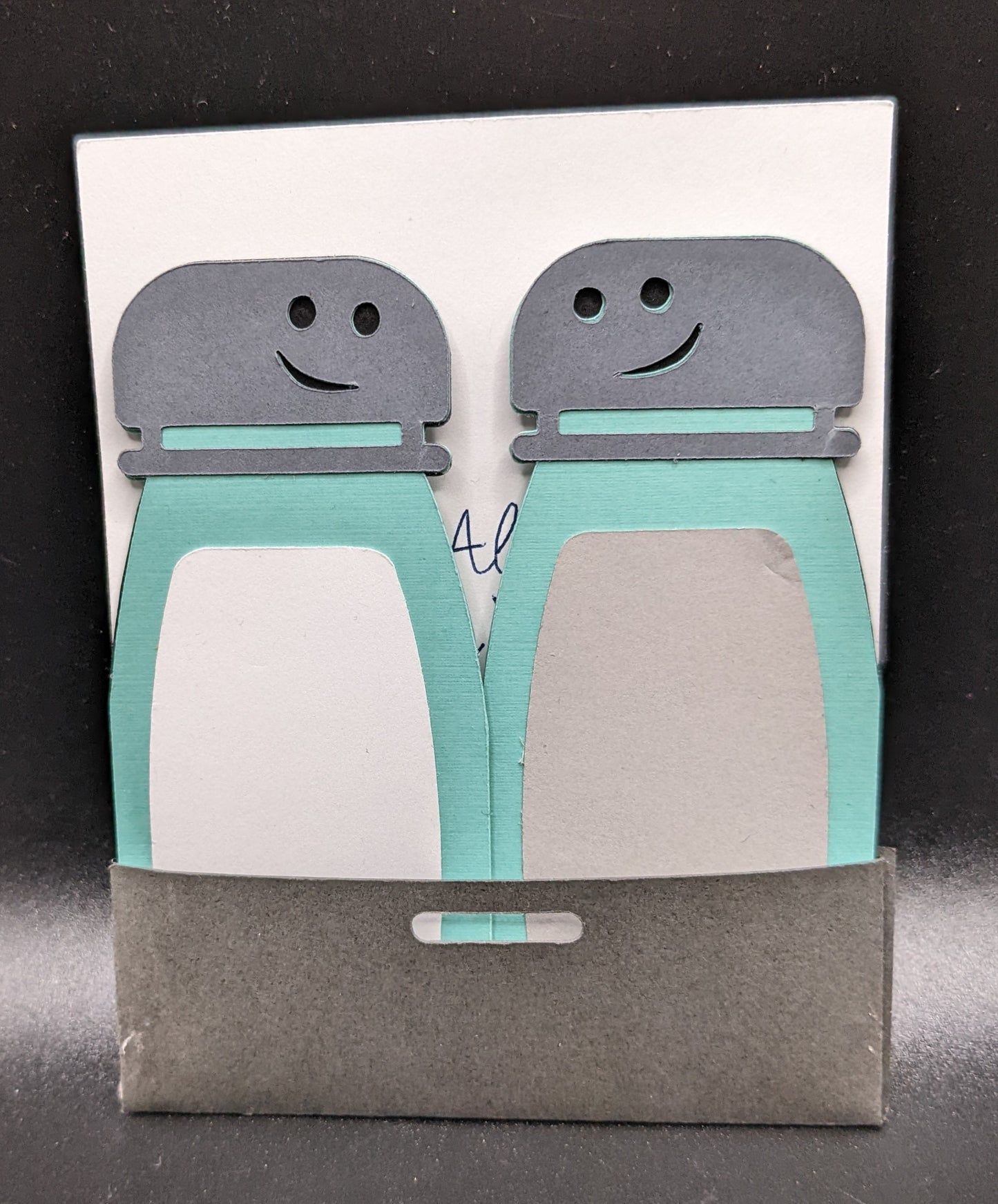 Salt and Pepper Shaker Love Card