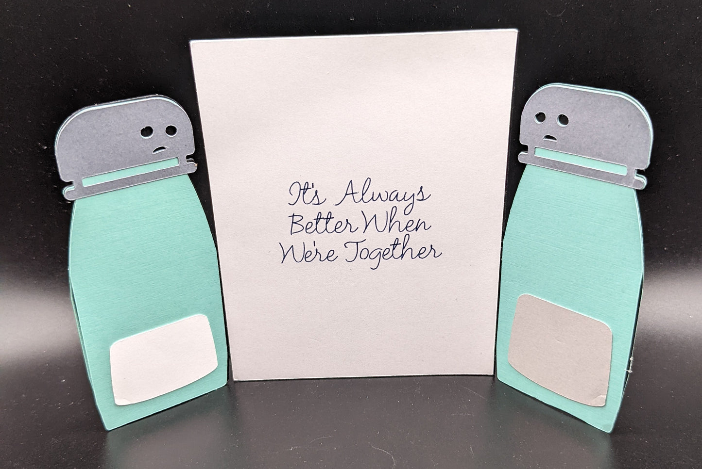 Salt and Pepper Shaker Love Card