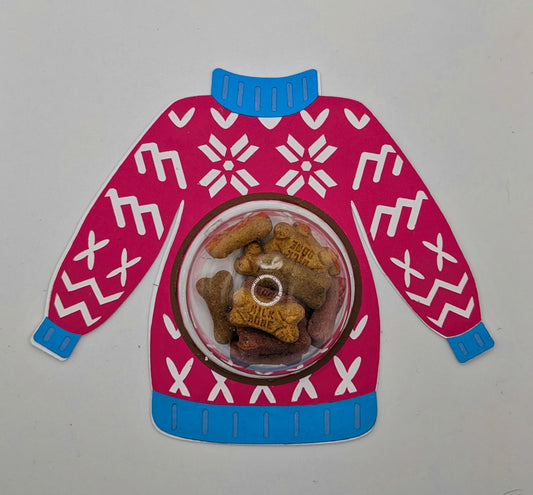 Dog Treat Gift Card - Holiday Sweater