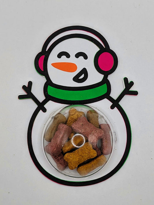 Dog Treat Dome - Snowman