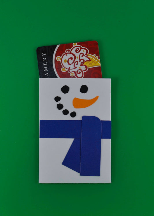 Frosty Gift Card Holder