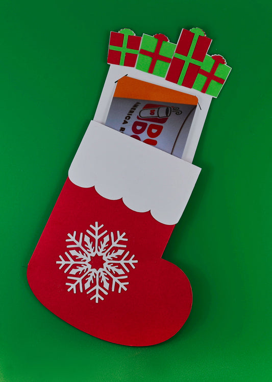 Stocking Gift Card Holder